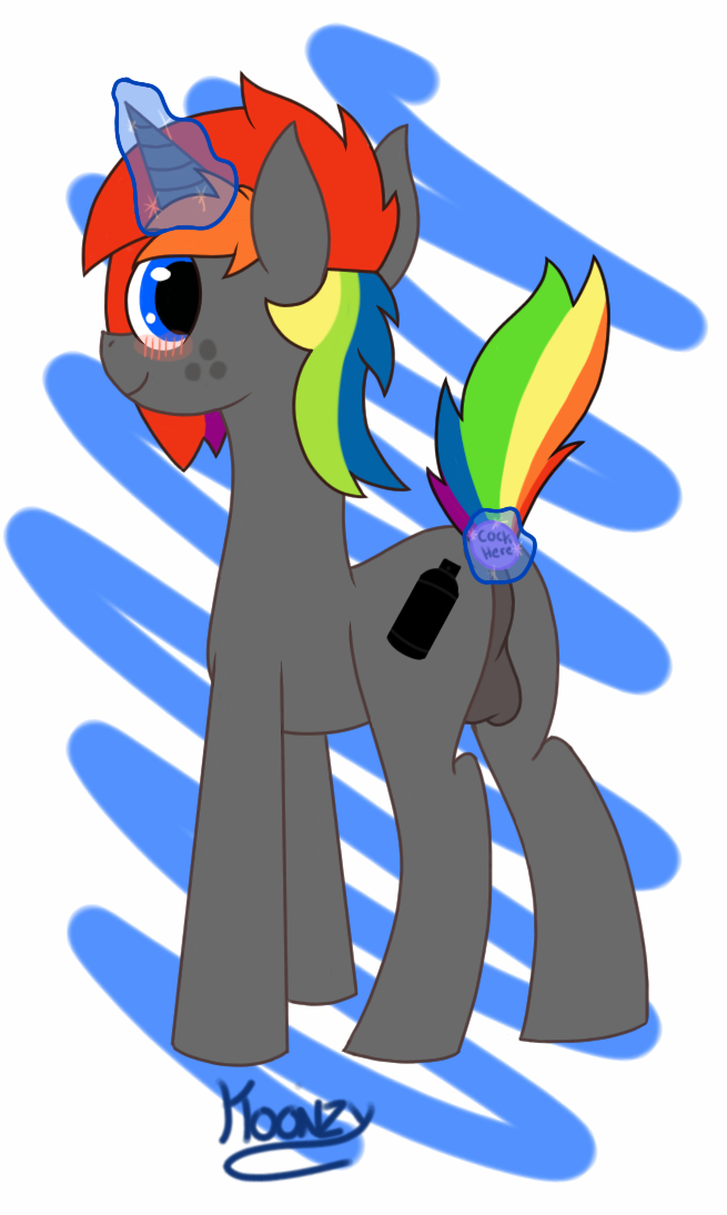 koonzypony:  Was in the mood to draw an oc, so I drew @shinonsfw oc krylone showing