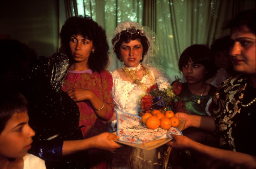 unearthedviews: AFGHANISTAN. Kabul. Women attend to the bride dressed in white. - Abbas