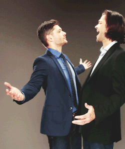 heartattackles:  July 18, 2014 - Jensen Ackles and Jared Padalecki attend the 2014 TCA Summer Press Tour 