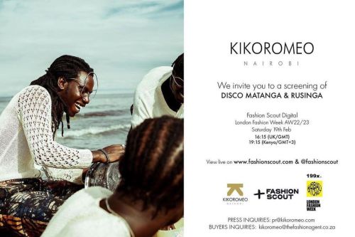 Tune in tomorrow the 19th of February to see the @kikoromeo showcase on @fashionscout.The screenin