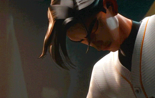 GIVE HIM GIVE HIM, The Flinch And Teeth Gritting And Then The POUT At The End Of The Last Gif HIS EYES