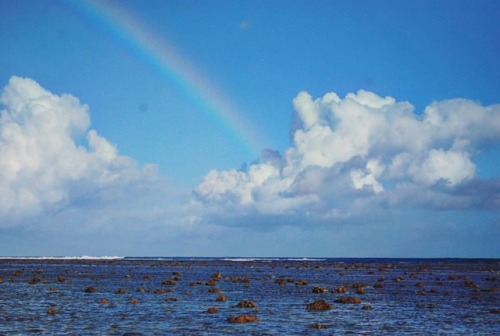 Low tide and rainbow, what else do you need from nature (… what do you mean by cold beer and 