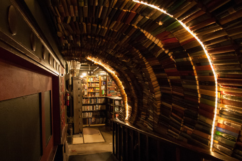 morningbirdphoto:  The Last Bookstore, L.A. California VI // The Book Tunnel III by morningbirdphoto