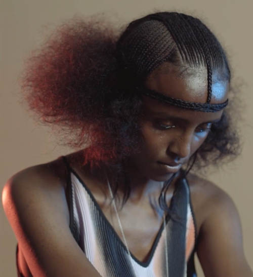 This Hair Of Mine. A video project by Cyndia Harvey, directed by Akinola Davies, styled by PC Willia