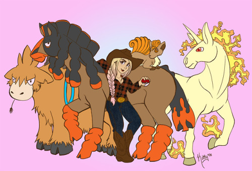 Fire and ground types!  (aka an excuse to have more horses)