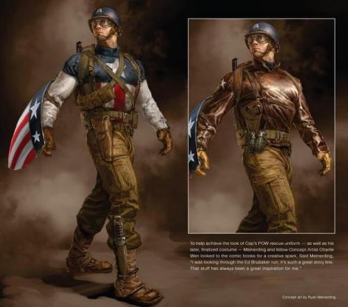 league-of-extraordinarycomics:Captain America: The First Avenger Concept ArtCreated by Ryan Meinerdi