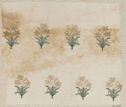 remembrane:  Fragment, Indian, 18th-19 th century, silk