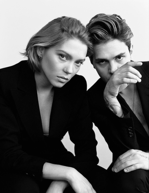 jakegyllenhaal: Xavier Dolan and Léa Seydoux photographed for Madame Figaro 