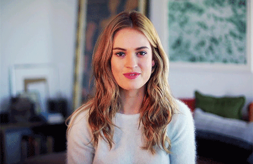mikaeled:What Happened When Cinderella’s Lily James Met Prince William? | People