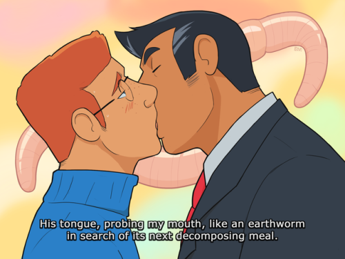 Jan 12 - Kiss a Ginger Day. Earthworm kisses are the best, amirite?