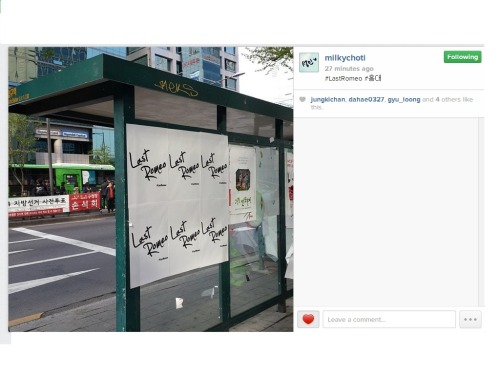 #LastRomeo posters everywhere at Seoul cr via twitter