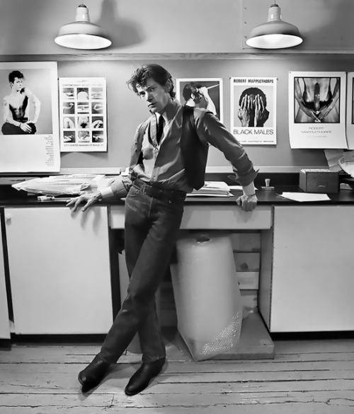 Title: Robert Mapplethorpe He was one of most gracious and giving people I have ever worked with. As usual I set up the camera...
