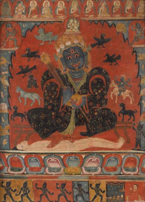 Vajrapani, Tibetan thangka