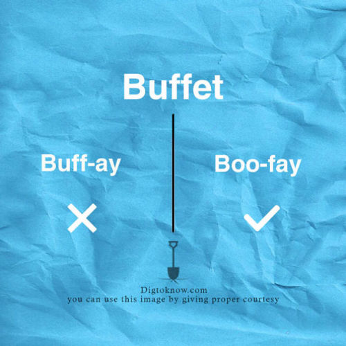 itsdivaduh:  raytwin:  innocenttmaan:  Lifestyle website “Dig To Know” has come up with a useful guide that clears up the common mispronunciation of some food names.  Ok I’ve been mispronouncing hummus, buffet, and bruschetta. Why hasn’t anyone