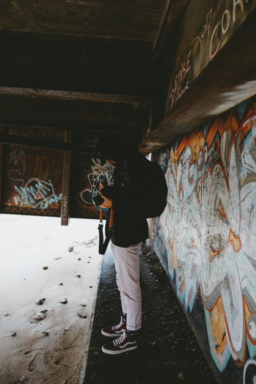 Hanging around the bridge