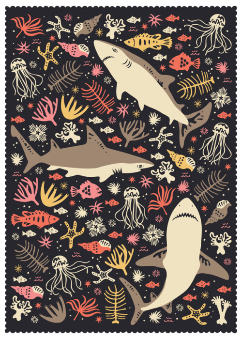 staceythinx:Whimsical ocean life illustrations by Anna Deegan