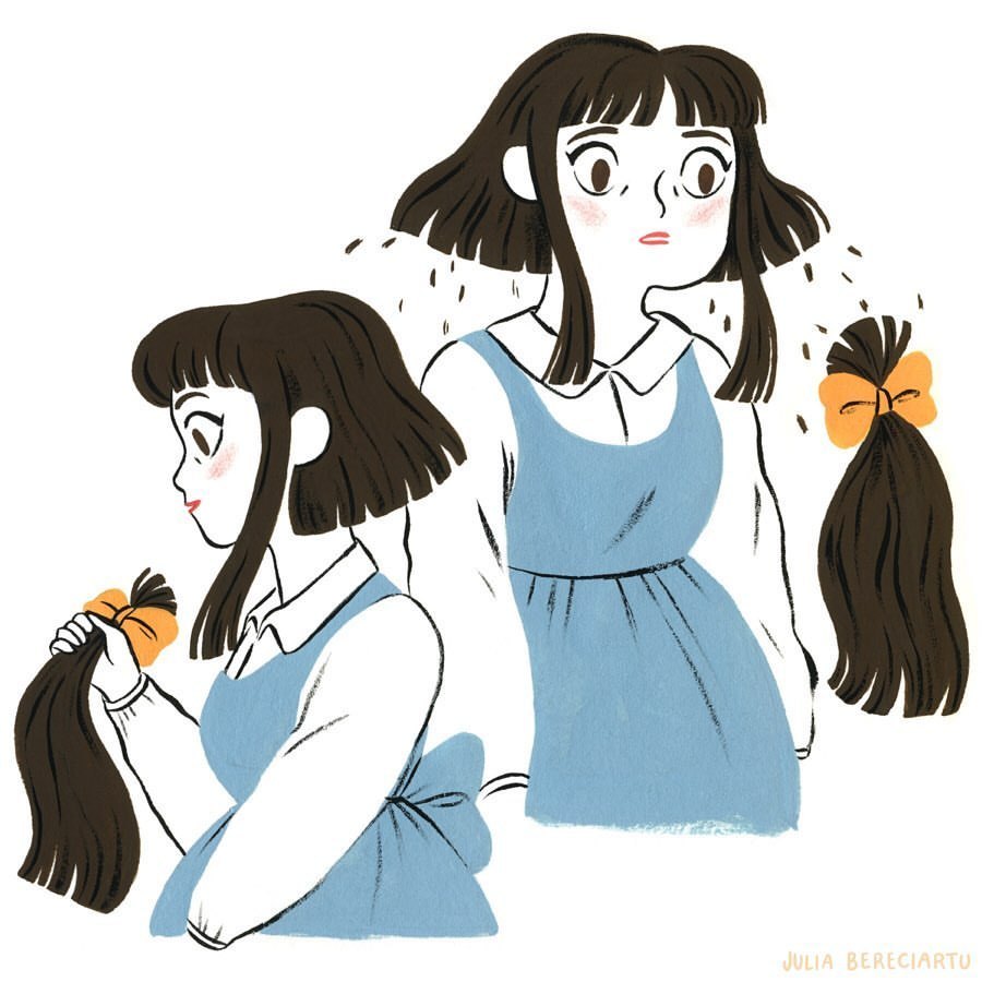 Ranma 12 on Tumblr: Akane's haircut ✂️ For no particular reason, the other  day I found myself sketching Akane Tendo in my sketchbook. As a teen I...