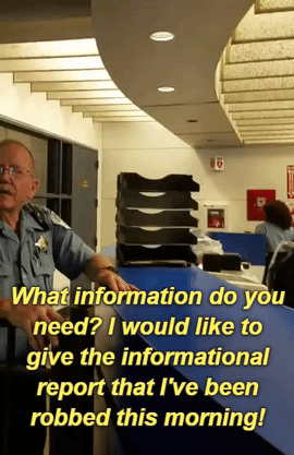 ghettablasta:  Rhymefest was almost refused to make a report at the police station.