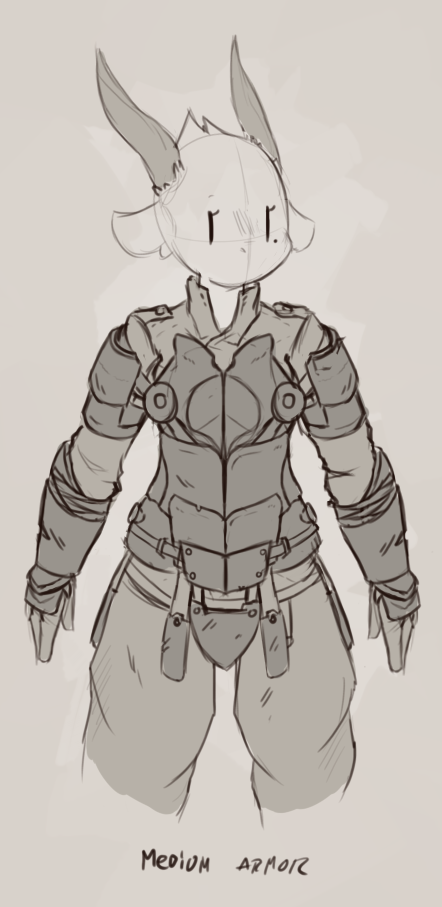 foreling:  Took some time explaining how her armor works.The entire thing weighs