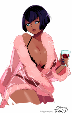 grimphantom2:  dragonsinmysky:  I want one of those fancy bathrobes so I can feel like one of those real housewives of Orange County or somethin’.  Sexy =)   &lt; |D’‘‘‘‘