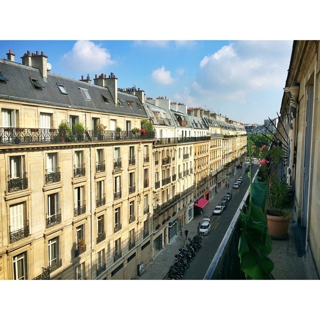 Not mad at my Paris view. #paris #france #europe #travel #travelphotography #architecture (at Republique - Paris)