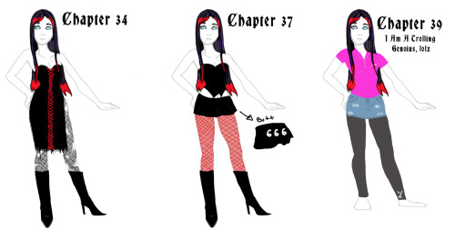 weeaboo-chan: theusefulbeautiful: juliettechaterine: All the outfits of Ebony Dark’ness Dem