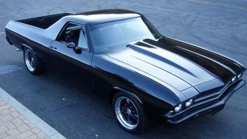 Porn photo the-afro-elf:  2coolcars: 69 El Camino  Murdered