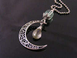 wickedclothes:  Crescent Moon Necklace A