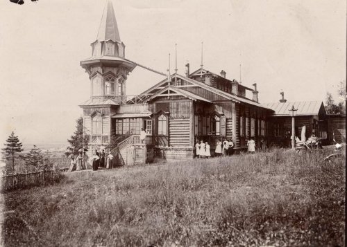 Дача, окрестности г. Иркутск, Российская империя. Снимок сделан ок. 1900 г.