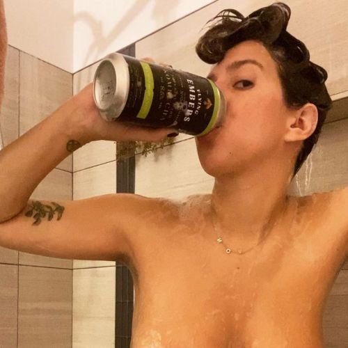 Happy #WorldKombuchaDay! I love you @flyingembersbrew you taste best in my shower in the middle of the day for some reason 💚 https://www.instagram.com/p/CLka2yRhSOw/?igshid=19763akr4xdop