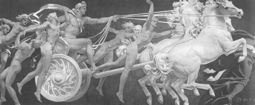 Apollo in His Chariot with the Hours, 1925, John Singer SargentMedium: oil,canvas