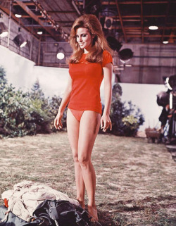 20th-century-man: Raquel Welch / production still from Leslie H. Martinson’s Fathom (1967) https://painted-face.com/
