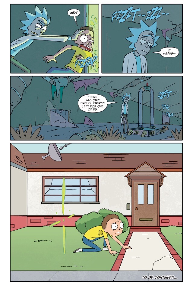 youcantcatsme:  Another example of Rick sacrificing himself for morty. 