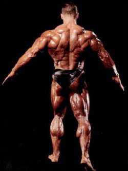 Dorian Yate’s back side during his
