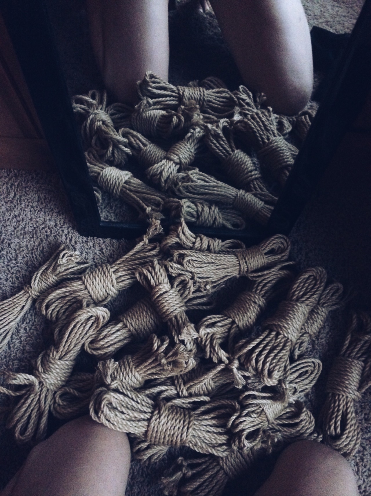 deeloodee:  camdamage:  enough jute for a lifetime ★~(⌒‿⌒✿) i’m so stoked