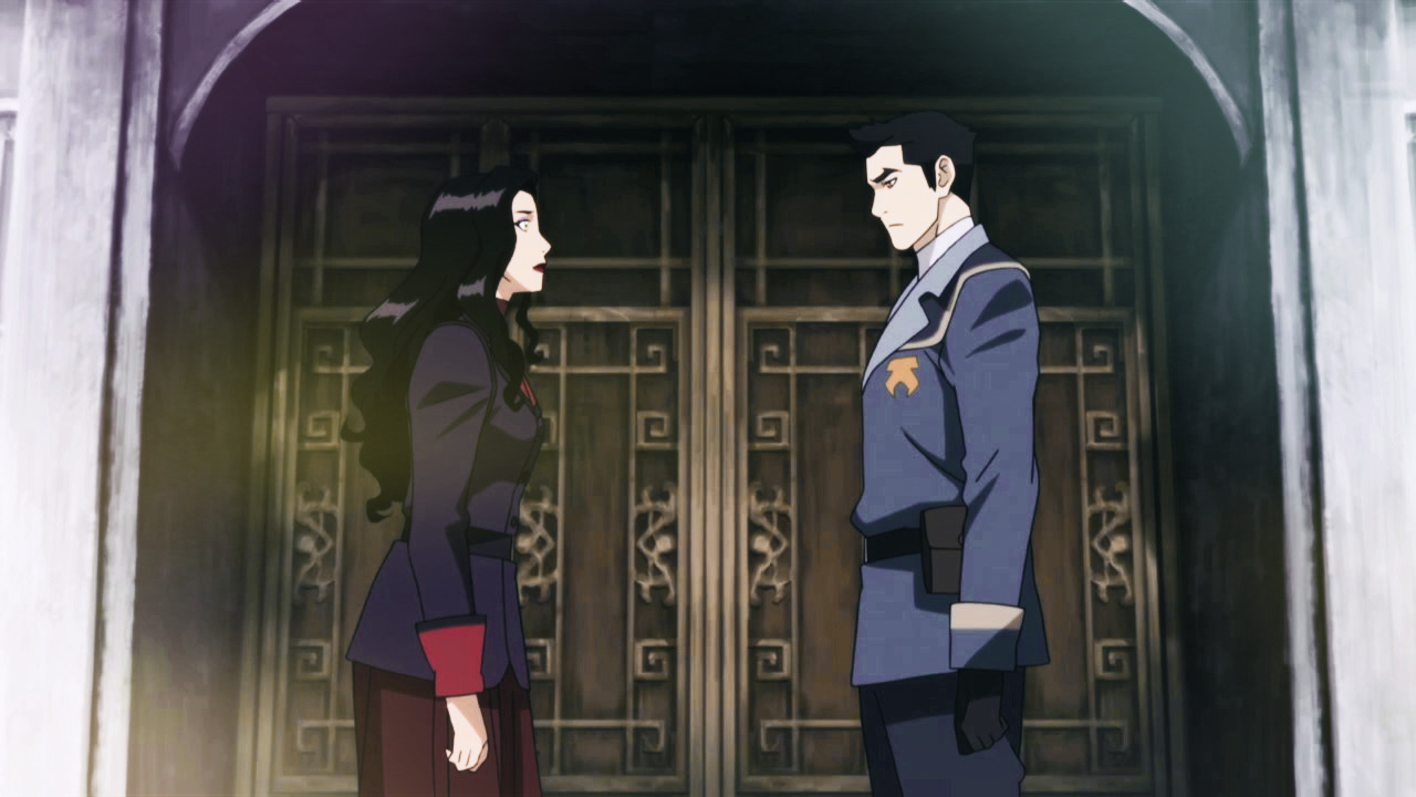 futuriistic: is it just me or do mako and asami stand further apart with each bookAsami