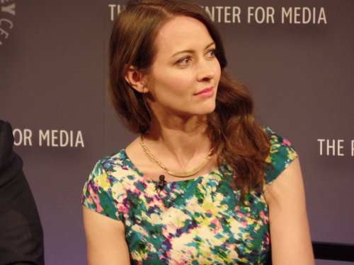 reversatility1:  Amy Acker at the New York Paley Center POI Panel, April 13, 2015(Looking sooooo gorgeous)