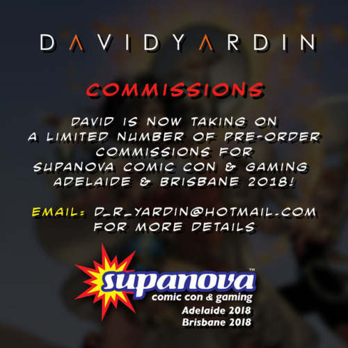 Excited to share that I’ll be a guest at @supanovaexpo Adelaide next weekend, and Brisbane the