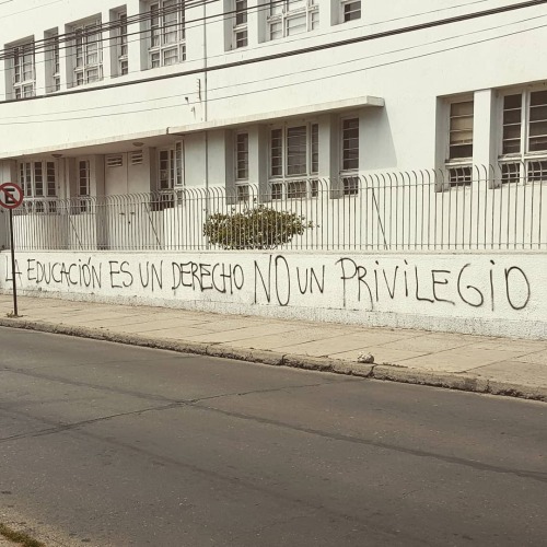 ‘Education is a right, not a privilege’In Santiago, Chile