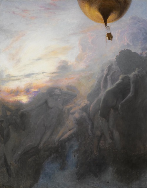 Vogage a lÍnfini (Journey to Infinite) - Emile Friant 1899Italian painter 1863-1932Impression