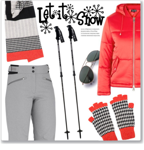 Let It Snow By Mmmartha Featuring Outdoor Signs Liked On Polyvore