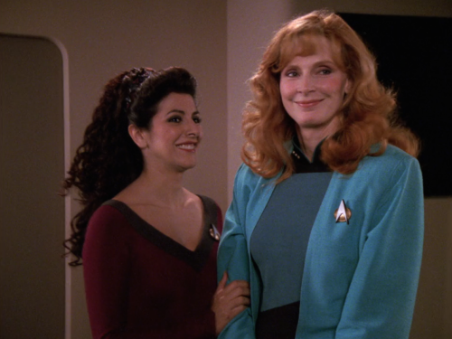 lauraroslins:deanna troi and beverly crusher are married #Confirmed 