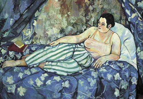 fleurdulys: The Blue Room - Suzanne Valadon 1923