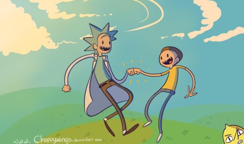 choppywings:  A collection of some of the Rick and Morty fan art I’ve pooped out over my time