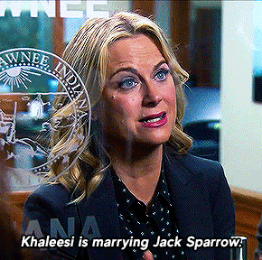 qveenofthorns:  Oh, god, that show has really gone off the rails.(“Leslie and Ron,”