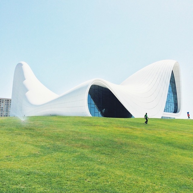 instagram:  A Sweeping Symbol of Modernity in Azerbaijan  For more photos and videos