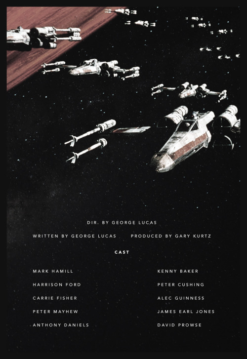 cassianed:posters - star wars episode iv: a new hope (click to enlarge)the force is strong with this