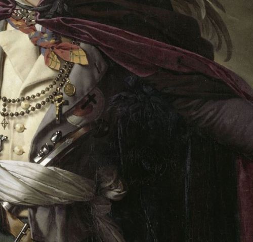 shatovthings:Detail (Part V - end)Jacques Cathelineau (1816-1824) by Anne-Louis Girodet-Trioson.