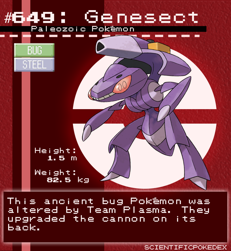 Genesect  Pokédex