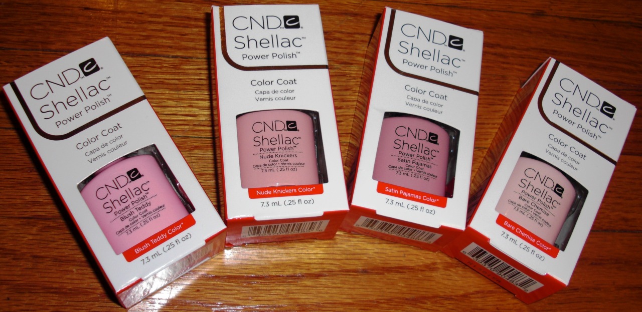 Merricures — CND Shellac Intimates Collection Swatches!! I